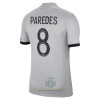 Maglia ufficiale Paris Saint Germain Paredes 8 Trasferta 2022-23 per Uomo